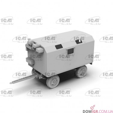 Модель ЗіЛ-131, вантажівка з причепом Збройних сил України 1:72