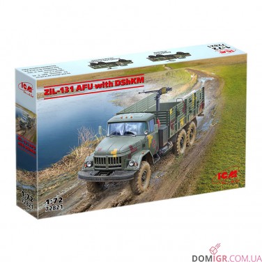 Модель ЗіЛ-131 ЗСУ з ДШКМ 1:72