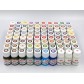 Acrylic Paint Set: 80 pcs (77 color + 3 varnishes)