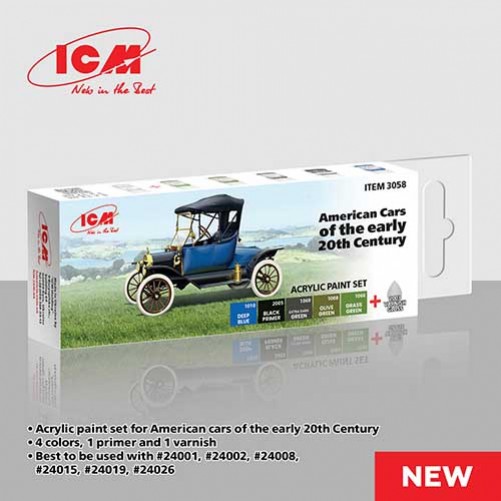 American cars of the early ХХ Paint Set