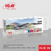 Civil Aviation Paint Set Купить Civil Aviation Paint Set (Краски ICM)
