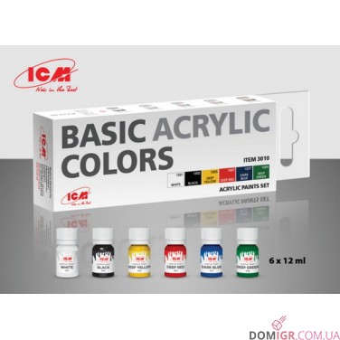 Basic acrylic colors Paint Set