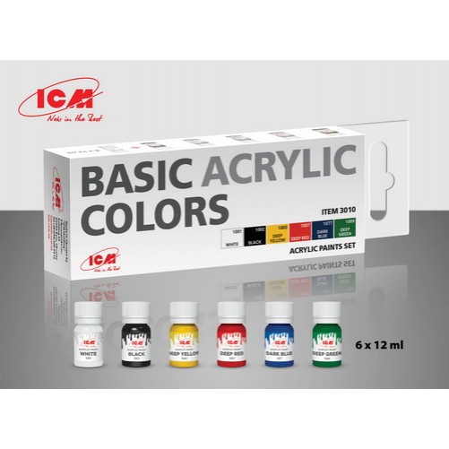 Basic acrylic colors Paint Set