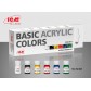 Basic acrylic colors Paint Set