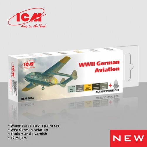 WWII German Aviation Paint Set