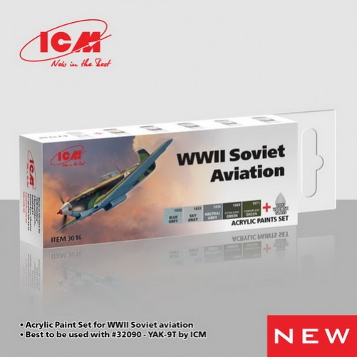 WWII Soviet Aviation Paint Set