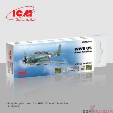 WWII US Aviation Paint Set