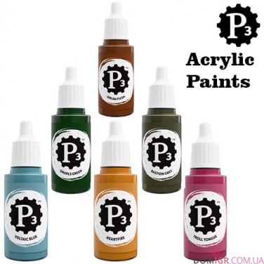 P3: Acrylic Paints 18ml (в асортименті)