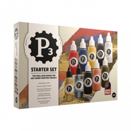 P3: Starter Set Dropper Bottle (10 paints)