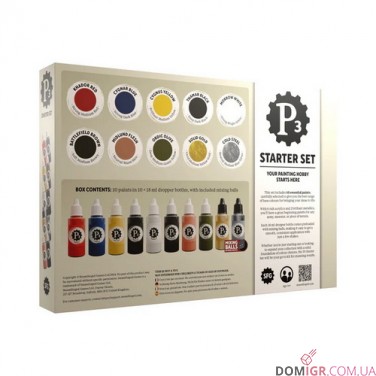 P3: Starter Set Dropper Bottle (10 paints)