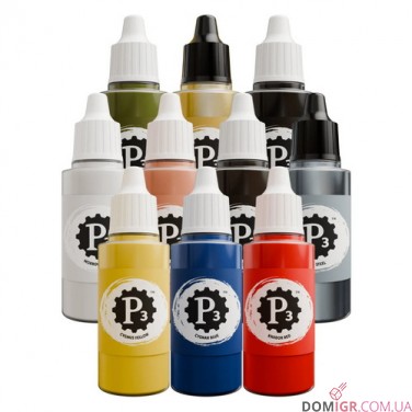 P3: Starter Set Dropper Bottle (10 paints)