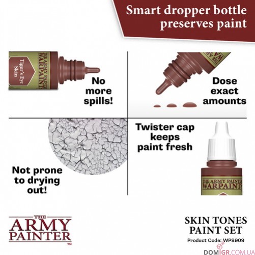 Skin Tones Paint Set