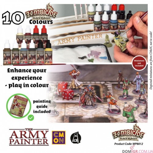 Zombicide: Black Plague - Paint Set