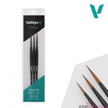 Купити Vallejo Brushes - Detail – Design Set (B02991) Vallejo Brushes - Detail – Design Set (B02991)