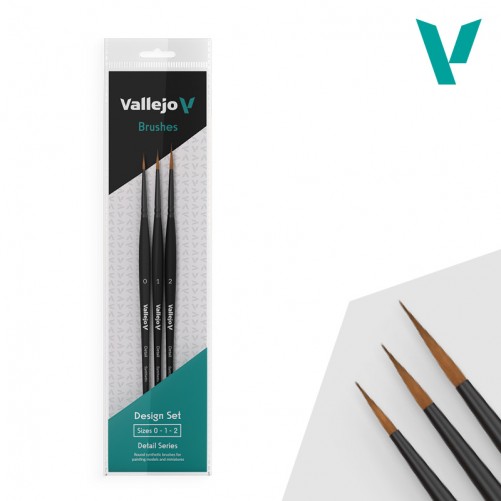 Vallejo Brushes - Detail – Design Set (B02991)