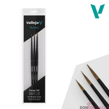 Vallejo Brushes - Pro Modeler Design Set (B01991)