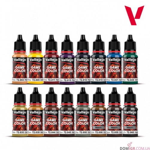 Game Color - Advanced 16 colors set 18 ml (72298)