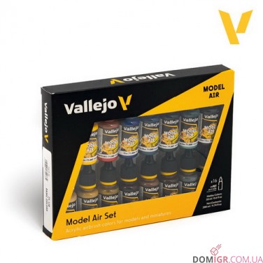Model Air - Basic Colors 16 colors set 18 ml (71178)