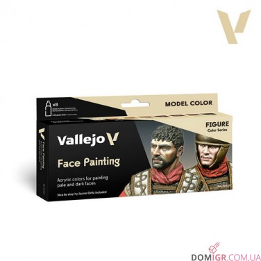 Model Color - Face Painting 8 colors set 18 ml (70119)