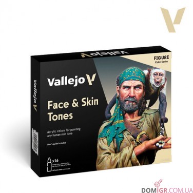 Model Color - Face & Skin Tones 16 colors set 18 ml (70258)