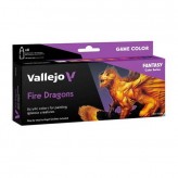 Game Color - Fire Dragons 8 colors set 18 ml (72196) Купить Game Color - Fire Dragons 8 colors set 18 ml (72196) (Краски Vallejo)