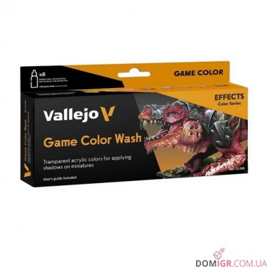 Game Color - Wash 8 colors set 18 ml (72190)