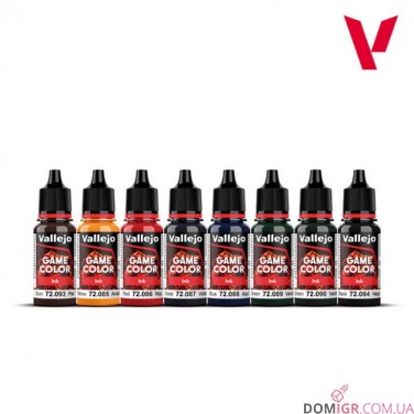 Game Color - Ink 8 colors set 18 ml (72296)
