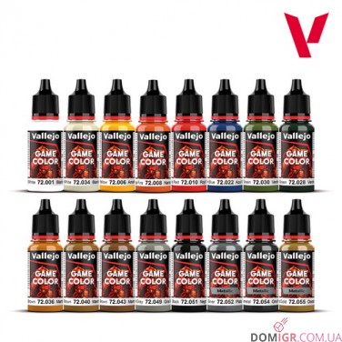 Game Color - Introduction 16 colors set 18 ml (72299)