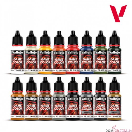 Game Color - Introduction 16 colors set 18 ml (72299)