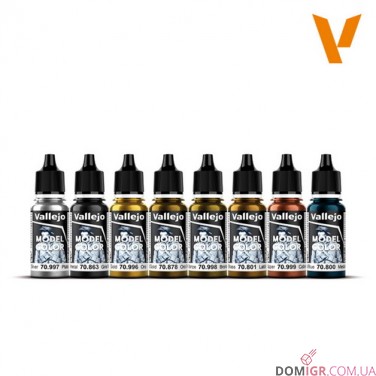 Купить Model Color - Metallic Colors 8 colors set 18 ml (70118) Model Color - Metallic Colors 8 colors set 18 ml (70118)