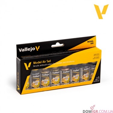 Model Air - Metallic Colors 8 colors set 18 ml (71176)