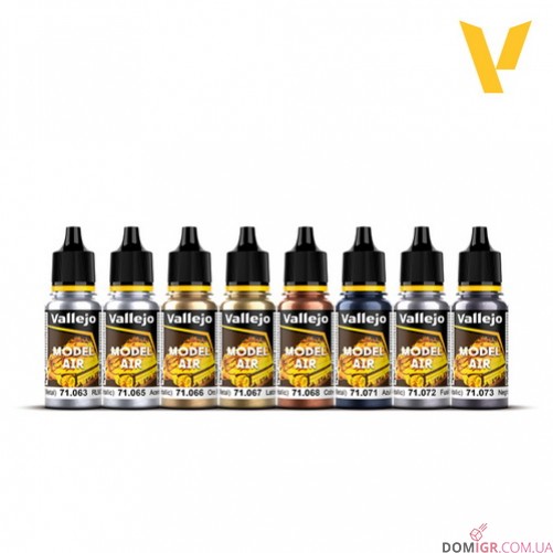 Model Air - Metallic Colors 8 colors set 18 ml (71176)