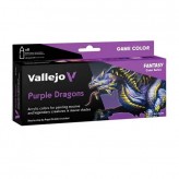 Game Color - Purple Dragons 8 colors set 18 ml (72194) Купить Game Color - Purple Dragons 8 colors set 18 ml (72194) (Краски Vallejo)