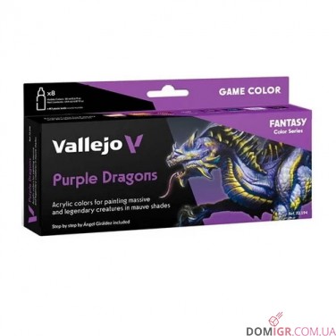 Game Color - Purple Dragons 8 colors set 18 ml (72194)