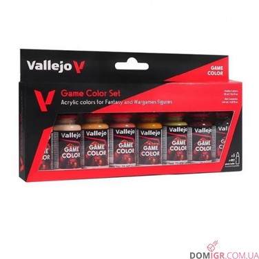 Game Color - Skin Tone 8 colors set 18 ml (72187)
