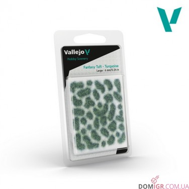 Vallejo Fantasy Tuft – Turquoise (Large: 6 mm)