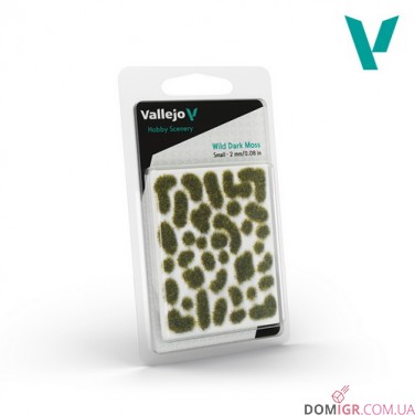 Vallejo Wild Tuft – Dark Moss (Small: 2 mm)