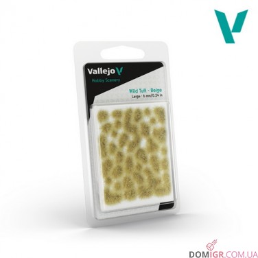 Vallejo Wild Tuft – Beige (Large: 6 mm)