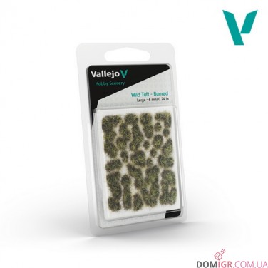 Vallejo Wild Tuft – Burned (Large: 6 mm)