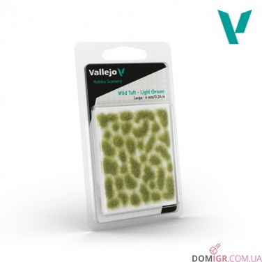 Vallejo Wild Tuft – Light Green (Large: 6 mm)