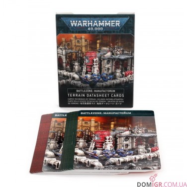 Купити Battlezone: Manufactorum – Terrain Datasheet Cards Battlezone: Manufactorum – Terrain Datasheet Cards