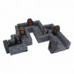 WarLock Tiles: Dungeon Tiles - 1 inch Straight Walls Expansion