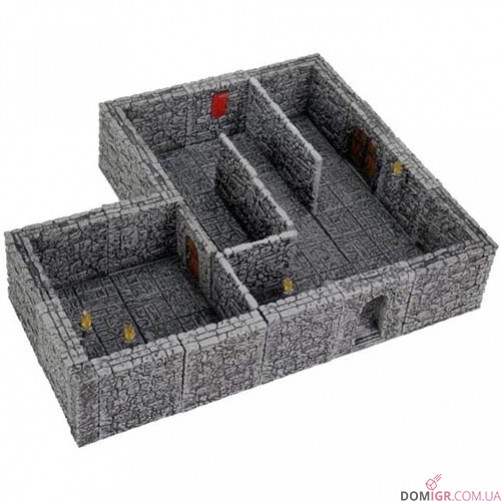 WarLock Tiles: Dungeon Tiles Set II - Full Height Stone Walls Expansion