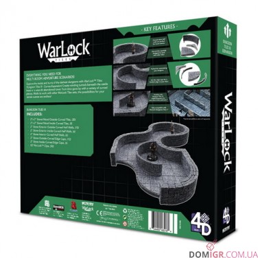 WarLock Tiles: Dungeon Tiles Set III - Curves