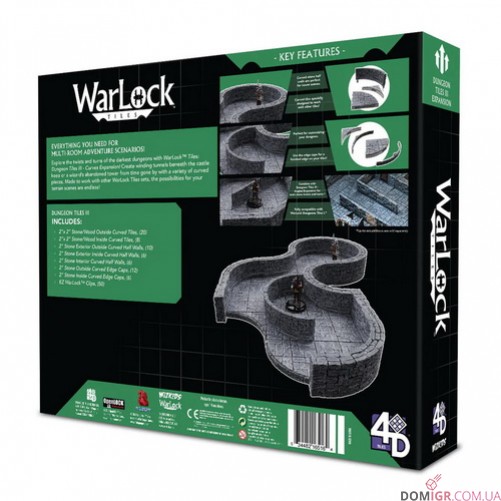 WarLock Tiles: Dungeon Tiles Set III - Curves