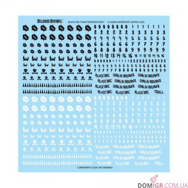 Black Orc Blood Bowl Team: The Thunder Valley Greenskins