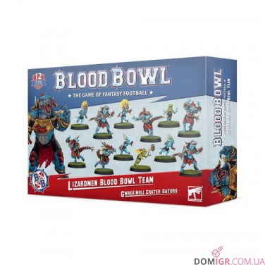 Lizardmen Blood Bowl Team – Gwaka'moli Crater Gators
