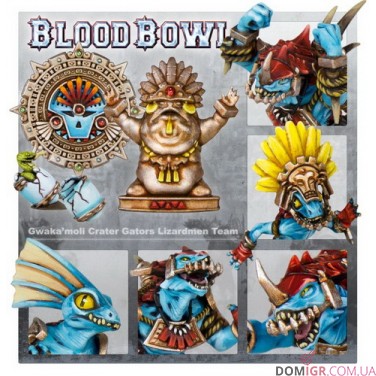 Lizardmen Blood Bowl Team – Gwaka'moli Crater Gators