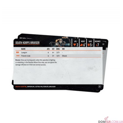 Kill Team: Death Korps – Datacards