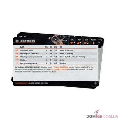 Kill Team: Fellgor Ravagers – Datacards